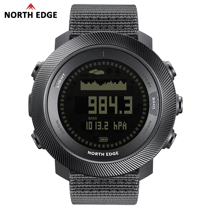North Edge APACHE-D Black-Nylon Front