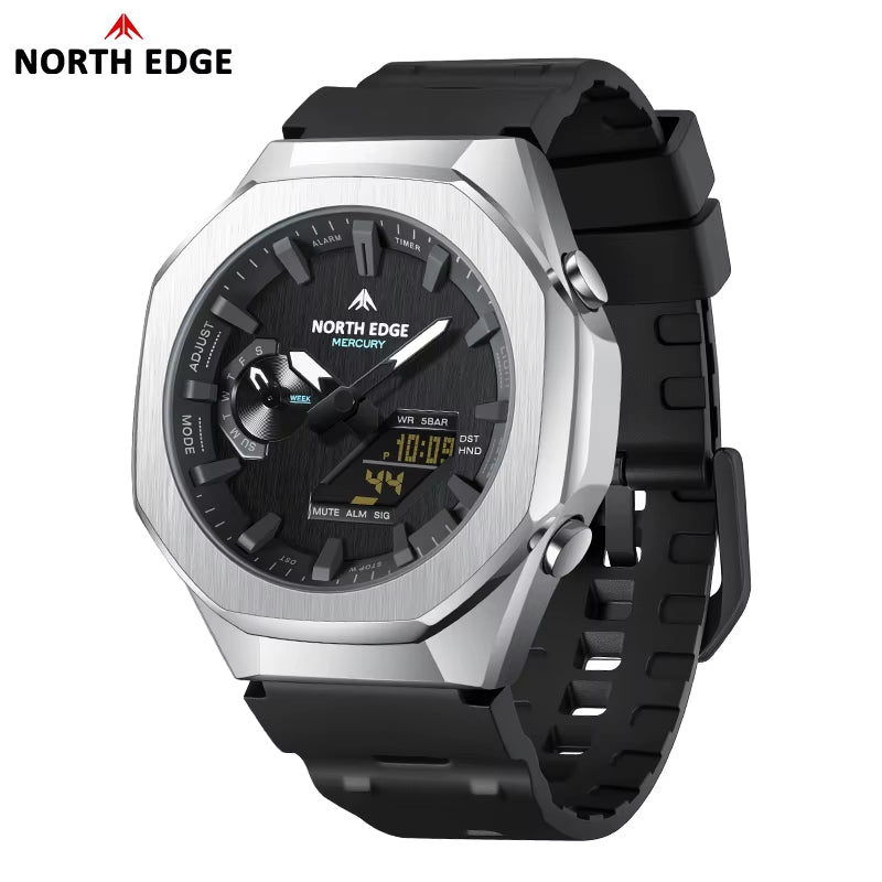 North Edge MERCURY silver side