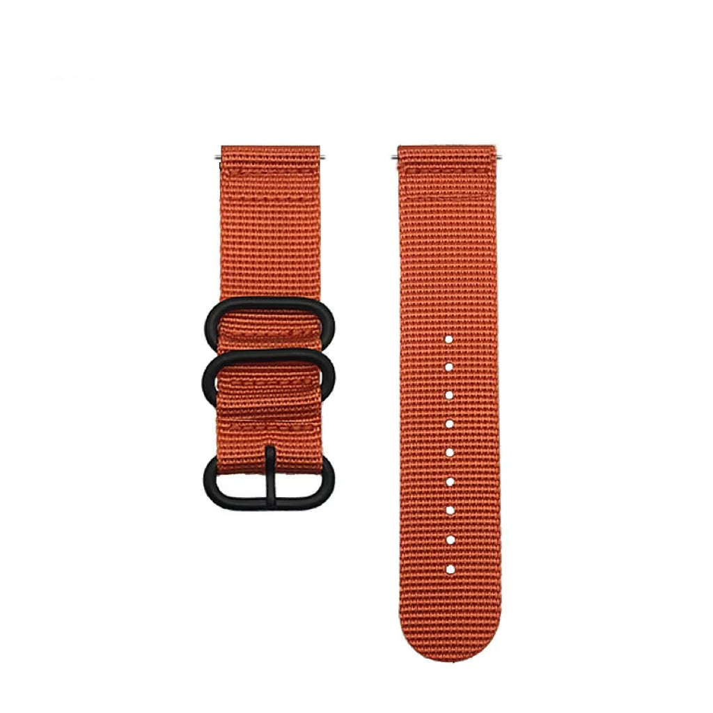 North Edge Orange Nylon Strap Front