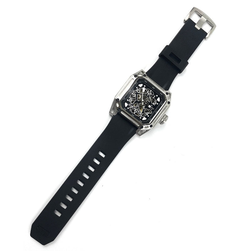 North Edge Space X Silicone strap Dial Front