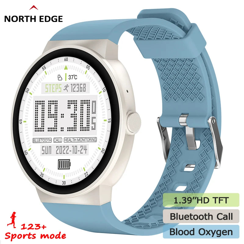 North Edge NL78 Pro Smartwatch – Advanced Health & Fitness Tracking, Blood Oxygen Monitoring, IP67 Waterproof