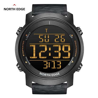 North Edge Laker 2 – High-Performance Waterproof Men's Digital Sports Watch