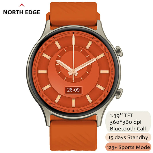 North Edge NL73 Men's Sports Smartwatch – Real-Time Health Monitoring & Stylish Design