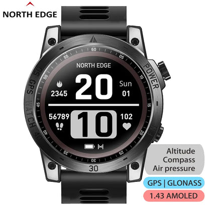 North Edge Cross Fit 3: High-Performance Waterproof Outdoor Watch