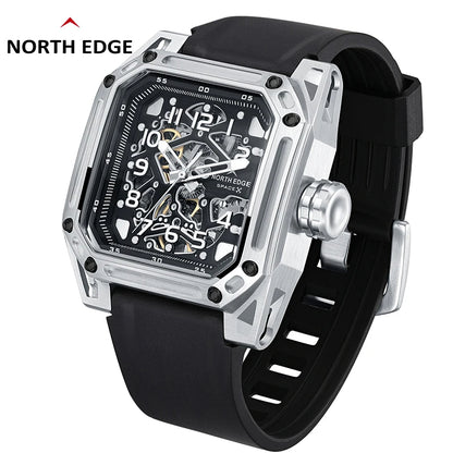 North Edge Space X Men's Mechanical Watch — Precision Movement, Classic Water-Resistant Design