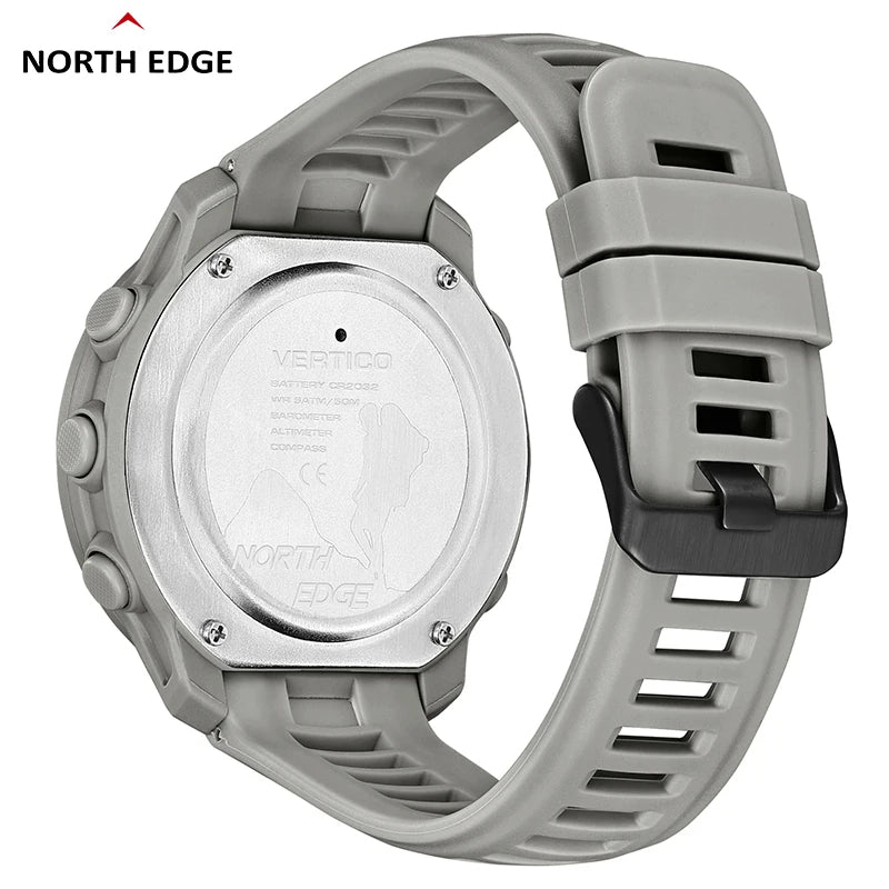 North Edge VERTICO - Versatile Waterproof Digital Watch for Fitness and Adventure