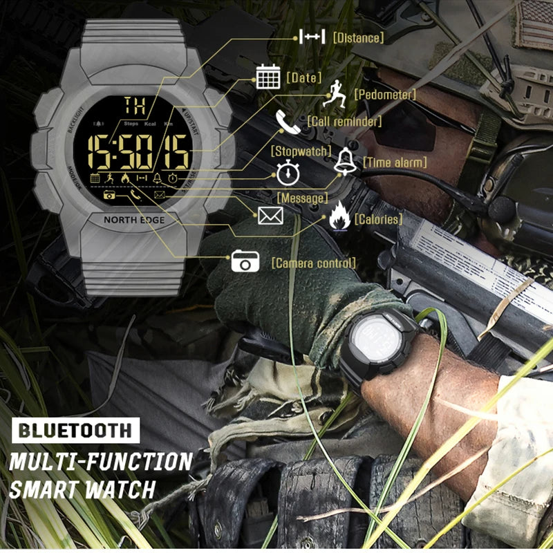 North Edge AK Tactical Military Watch – Waterproof, Durable, Precision Timing