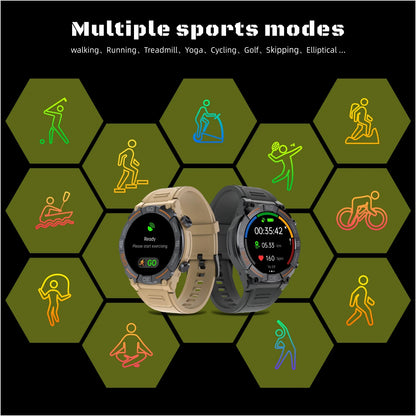 North Edge GPS Men's Waterproof Sport Watch - Dual Experience of Health Monitoring & Navigation