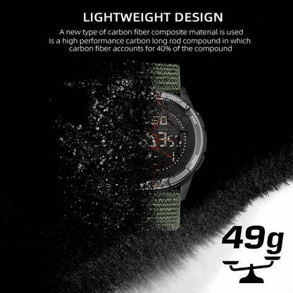 North Edge ALPS Men’s Carbon Fiber Digital Watch – High-Performance Shockproof and Waterproof Design