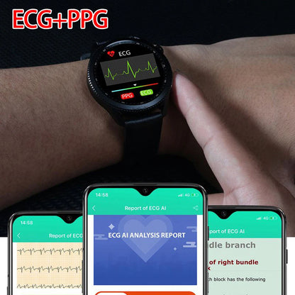 North Edge E102 Fitness Smartwatch – Real-Time Heart Rate & ECG Monitoring