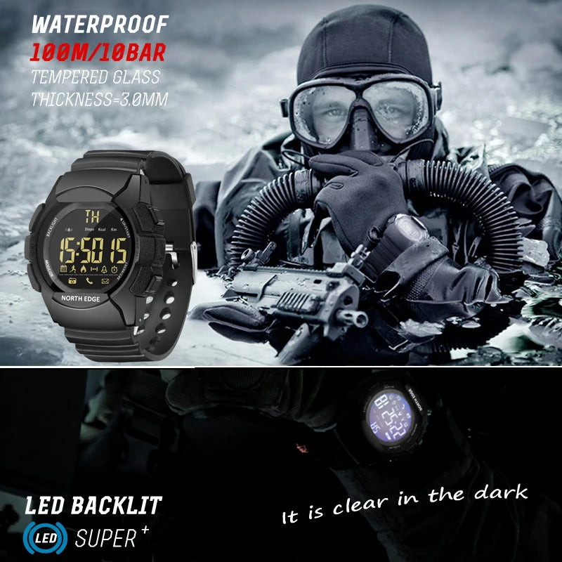 North Edge AK Tactical Military Watch – Waterproof, Durable, Precision Timing