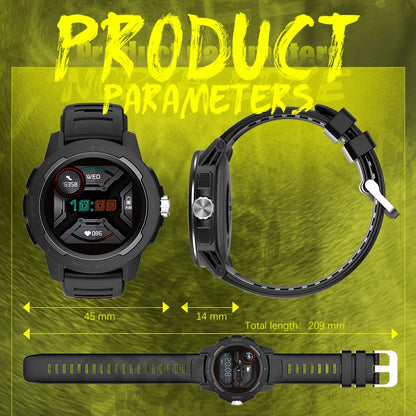 North Edge Mars 2 Fitness Smartwatch – Durable Multisport Tracker with Advanced Health Monitoring