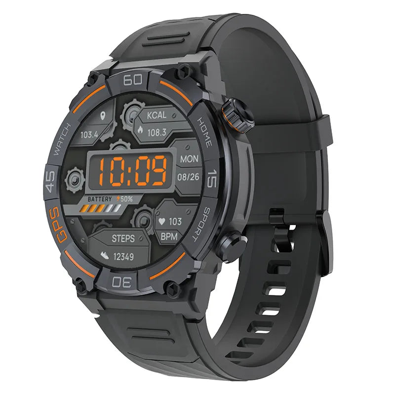 North Edge GPS Men's Waterproof Sport Watch - Dual Experience of Health Monitoring & Navigation