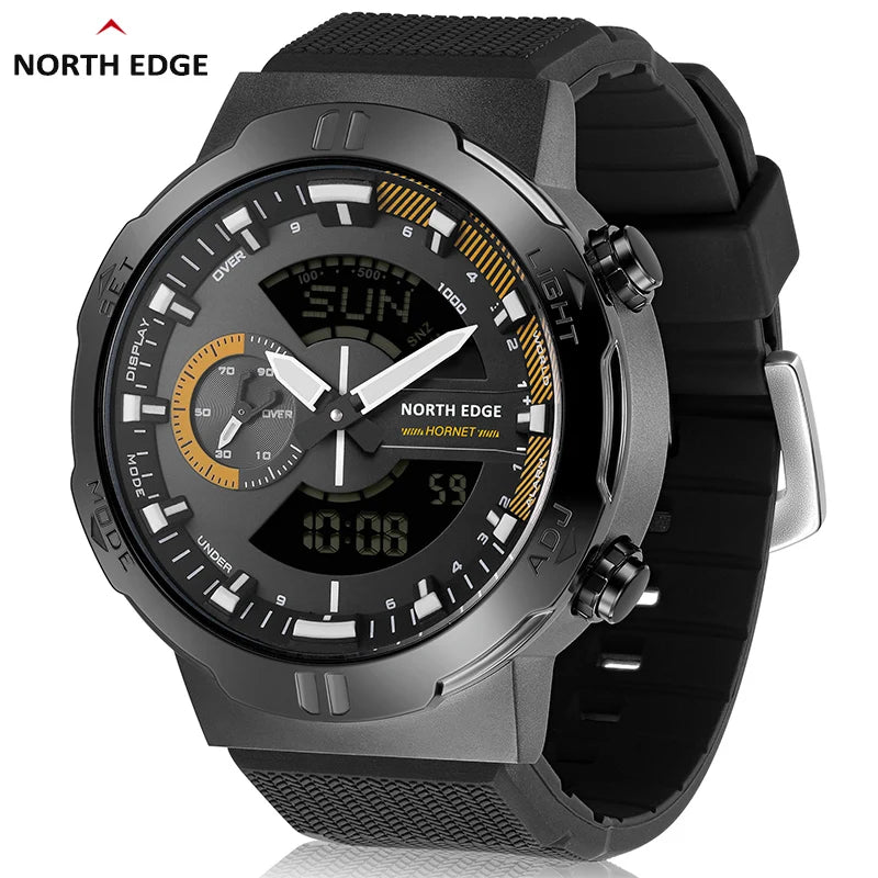 North Edge Hornet – Multi-Function Digital Watch for Outdoor Adventures