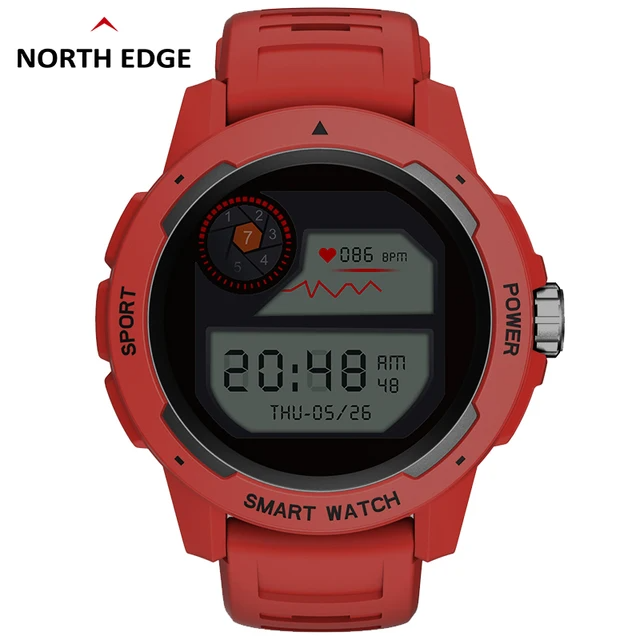 North Edge MARS 2 Multisport Smartwatch – Health Monitoring & Fitness Tracker