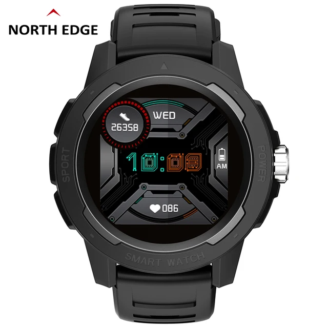 North Edge MARS 2 Blue: High-Performance Smartwatch for Athletes – GPS & Heart Rate Tracking