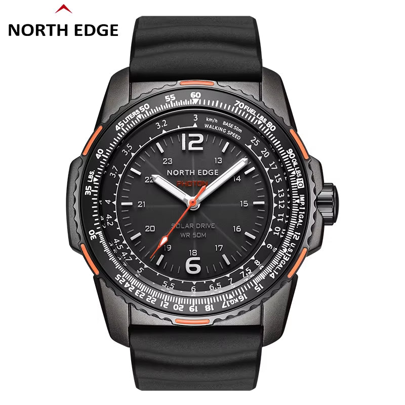 North Edge PHOTON Smart Watch for Fitness – Ultra-Light Design, Health Tracking, Waterproof