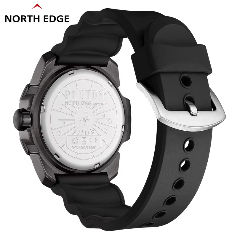 North Edge PHOTON Smart Watch for Fitness – Ultra-Light Design, Health Tracking, Waterproof