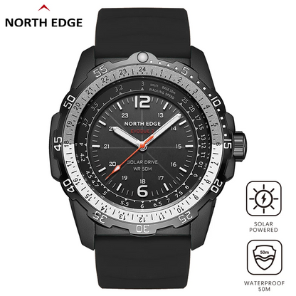 North Edge EVOQUE 2- High-Performance Men's Military Waterproof Smartwatch with Advanced Features