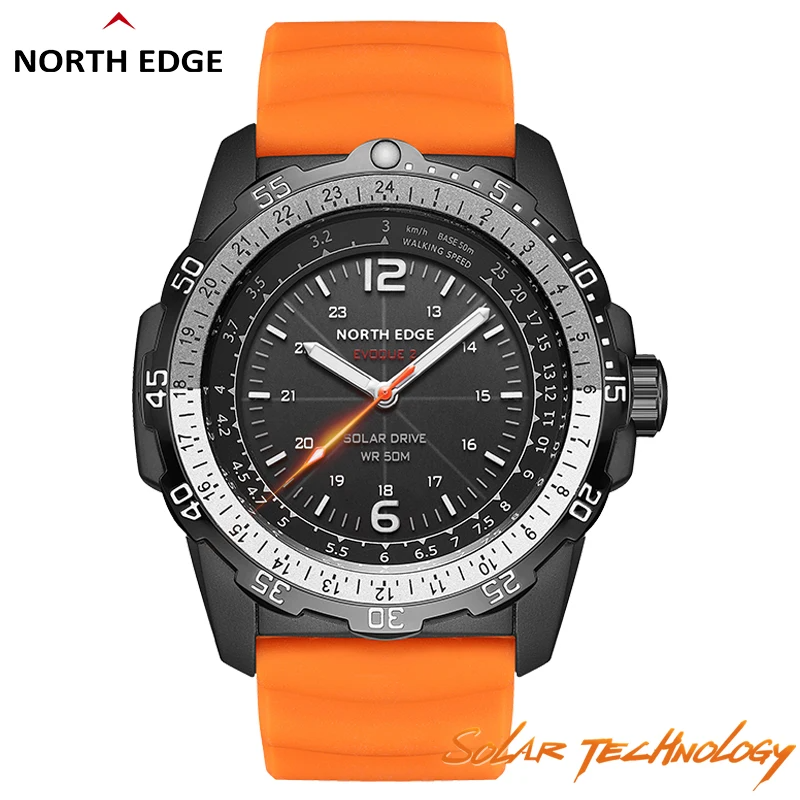 North Edge EVOQUE 2- High-Performance Men's Military Waterproof Smartwatch with Advanced Features