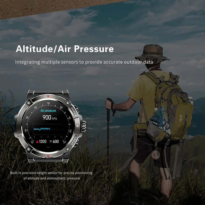 North Edge NX8PRO – Precision Fitness Tracking & All-Day Smart Notifications