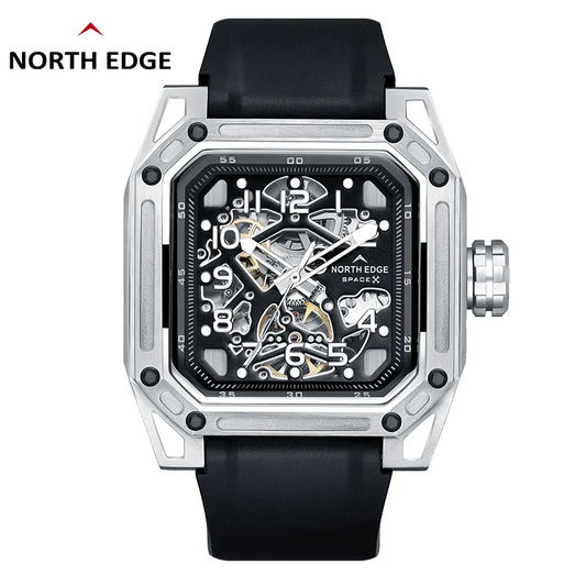 North Edge SPACE X Mechanical Waterproof Men's Watch – Rugged Durability Meets Elegant Design