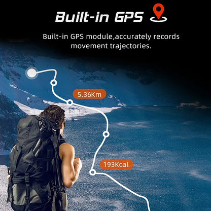 North Edge X-TREK 2 GPS Sports Smartwatch - Heart Rate Monitoring | Multiple Sports Modes | Waterproof Design