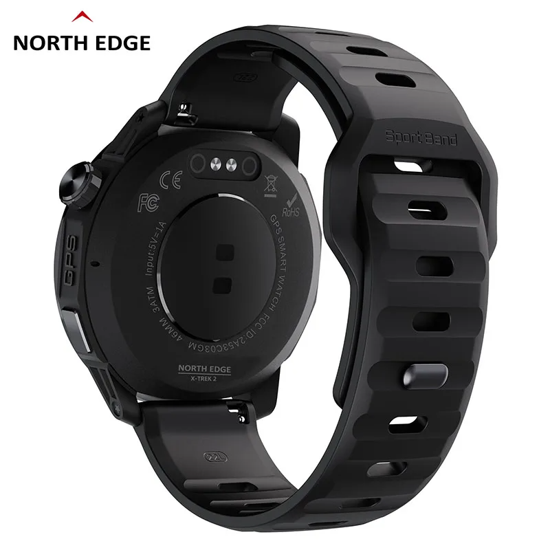 North Edge X TREK 2 GPS Sports Smartwatch Heart Rate Monitoring Mu