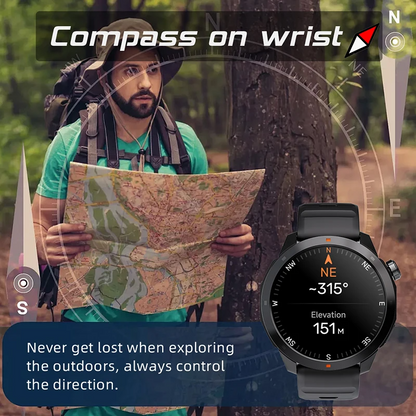 North Edge X-TREK 2 GPS Sports Smartwatch - Heart Rate Monitoring | Multiple Sports Modes | Waterproof Design