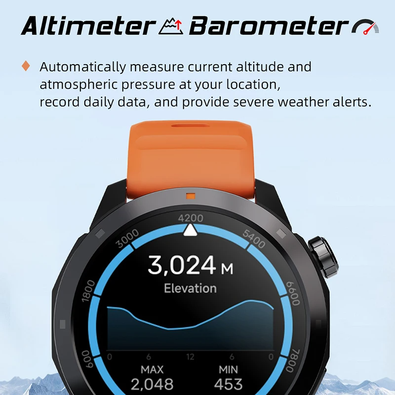 North Edge X-TREK 2 GPS Sports Smartwatch - Heart Rate Monitoring | Multiple Sports Modes | Waterproof Design