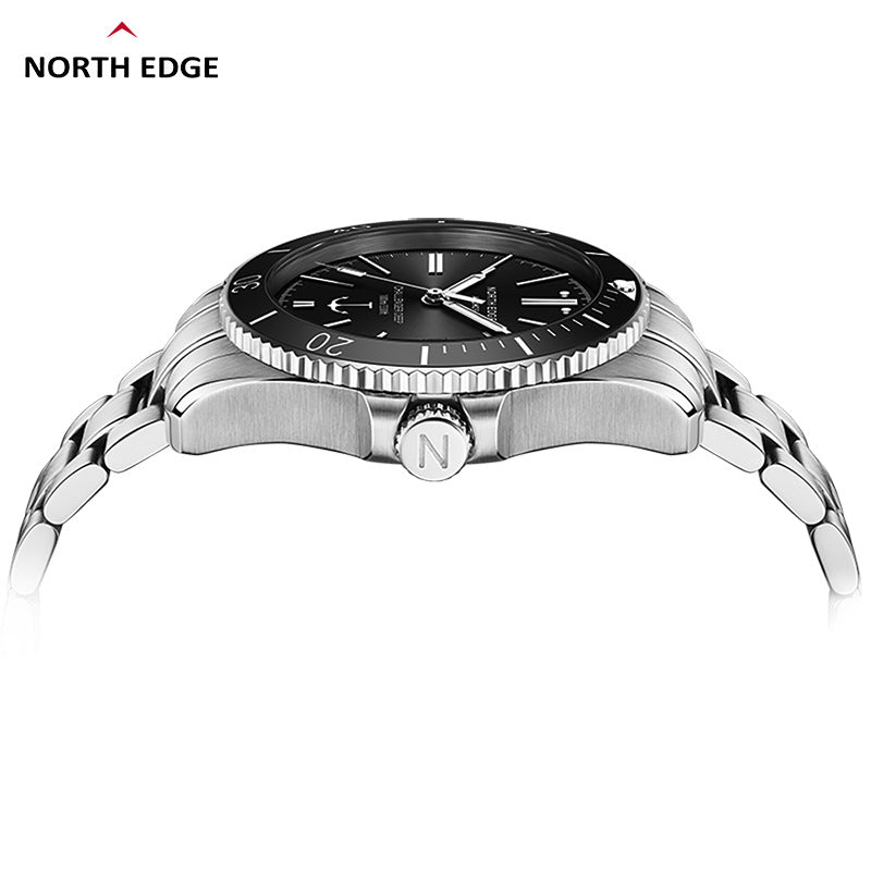 North Edge ANCHOR Automatic Mechanical Men's Watch | Stainless