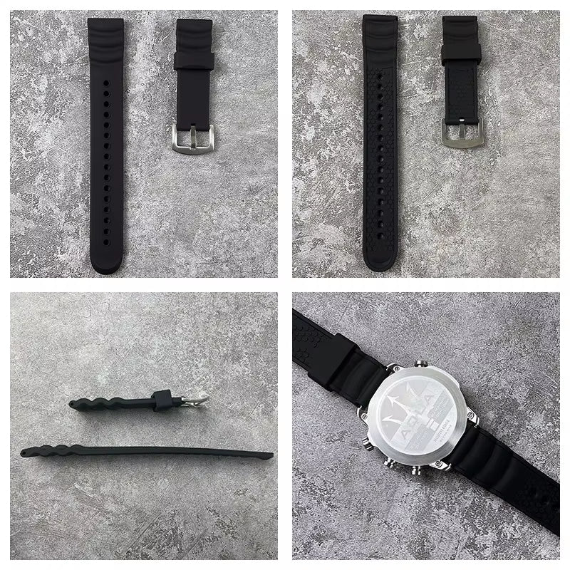 North Edge Silicone Strap Detailed display