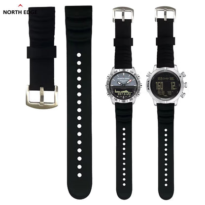 North Edge Silicone Strap Front