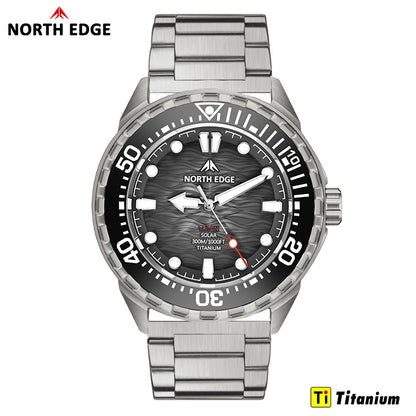 North Edge TRITON-TI Titanium Black Front