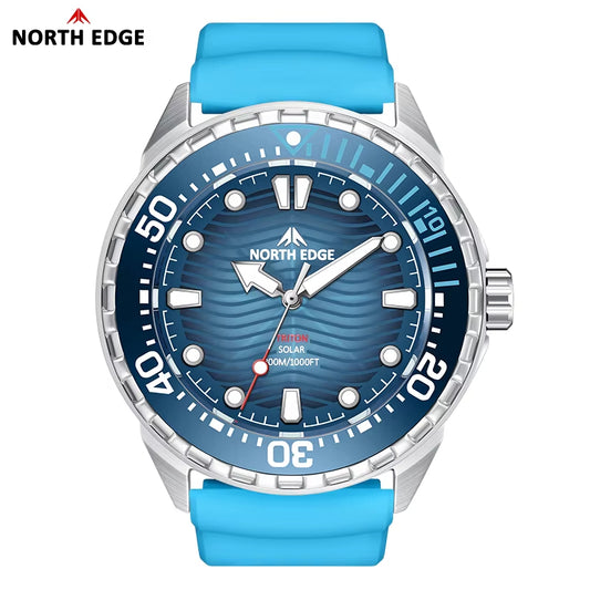 North Edge TRITON Blue-Rubber Front