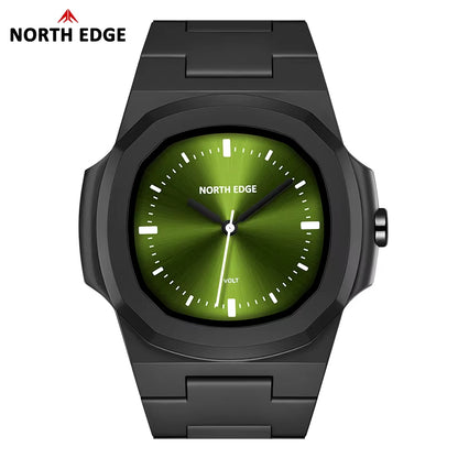 North Edge VOLT Black Green Front