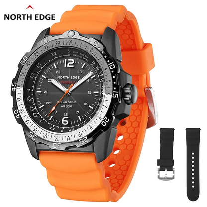 North Edge EVOQUE 2- High-Performance Men's Military Waterproof Smartwatch with Advanced Features