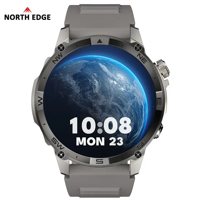 North Edge GPS Smartwatch – Fitness & Health Tracker with Heart Rate Monitoring, Waterproof, 7-Day Battery Life