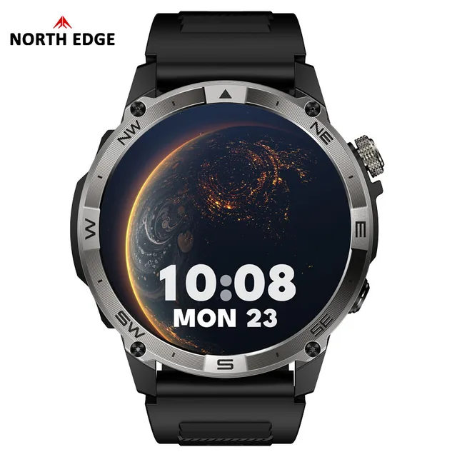 North Edge GPS Smartwatch – Fitness & Health Tracker with Heart Rate Monitoring, Waterproof, 7-Day Battery Life