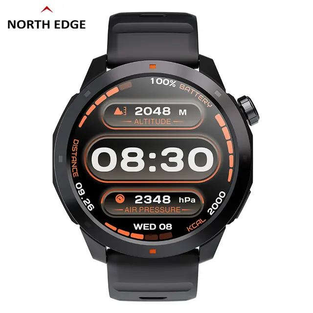 North Edge X-TREK 2 GPS Sports Smartwatch - Heart Rate Monitoring | Multiple Sports Modes | Waterproof Design