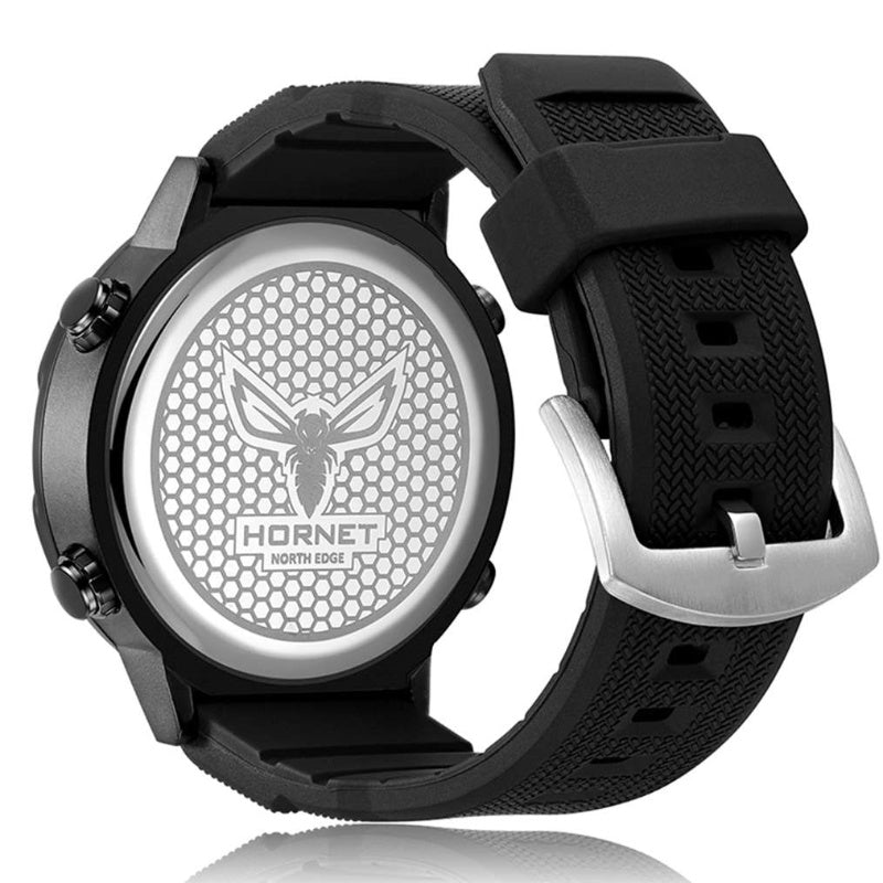 North Edge HORNET Men's Outdoor Sports Watch | Dual Time Zone | Luminous | Waterproof