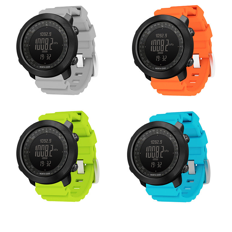 North Edge APACHE 3 Orange – High-Performance Waterproof Digital Watch for Adventurers