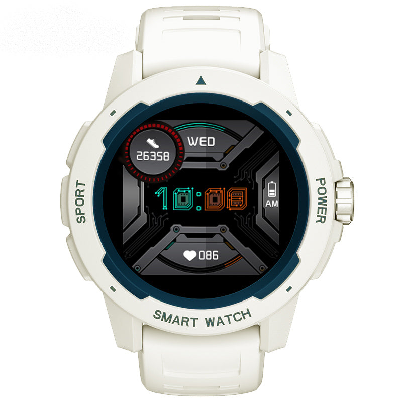 North Edge MARS 2 White – Ultimate Multi-Sport Smartwatch with Long Battery Life & Water Resistance