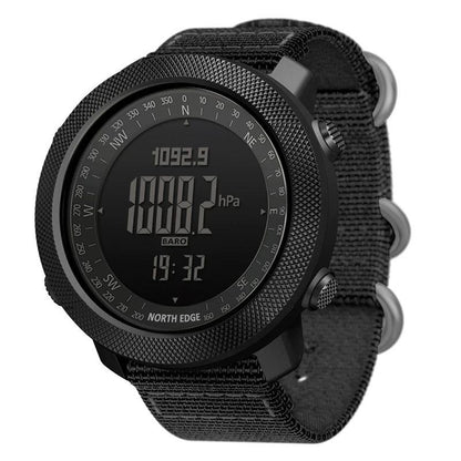 North Edge APACHE 3 Outdoor Smartwatch | Waterproof, Durable, Heart Rate Monitoring & Real-Time Notifications