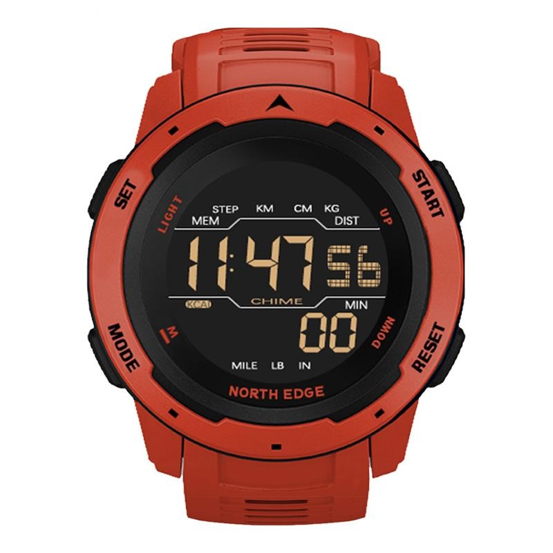 North Edge MARS Men's Digital Watch – High-Performance Waterproof Watch for Outdoor Activities