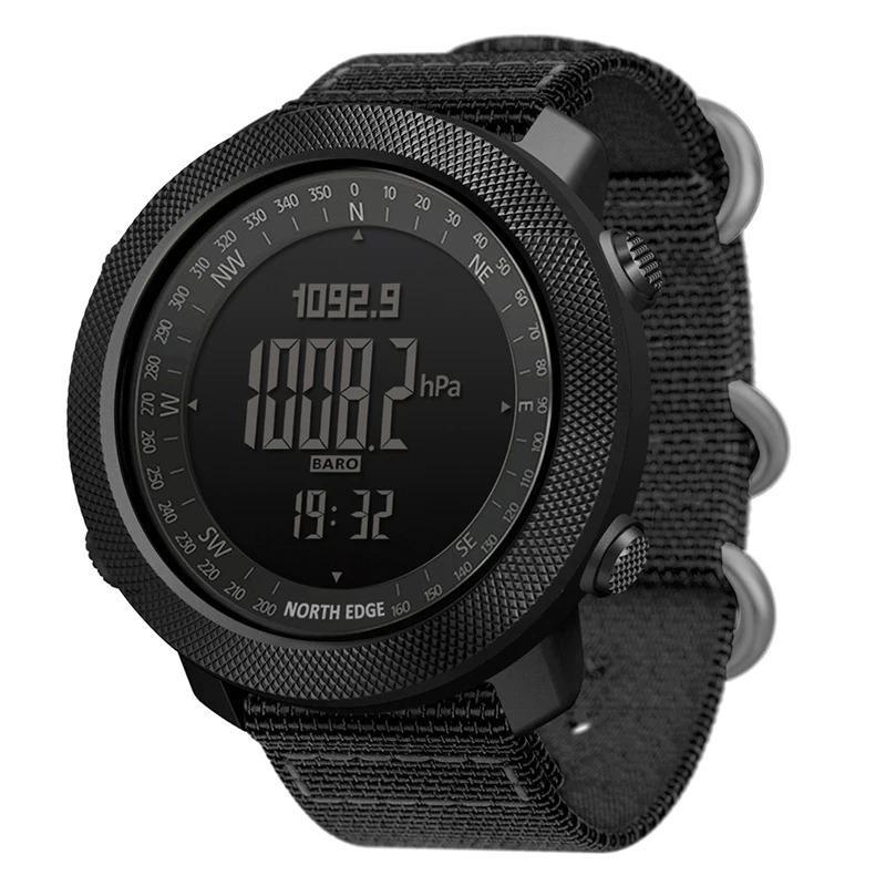 North Edge APACHE 3 Black nylon strap Side