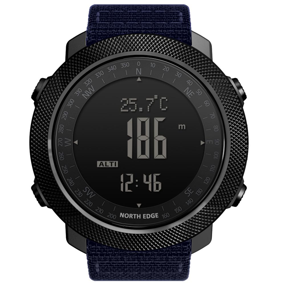 North Edge APACHE 3 Blue nylon strap Front