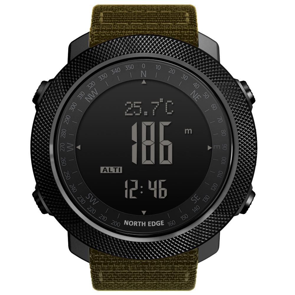 North Edge APACHE 3 Khaki nylon strap Front