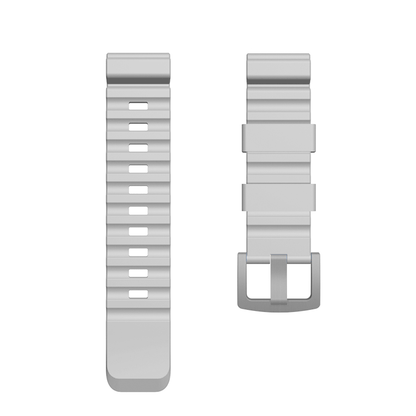North Edge Gray Silicone Band Front
