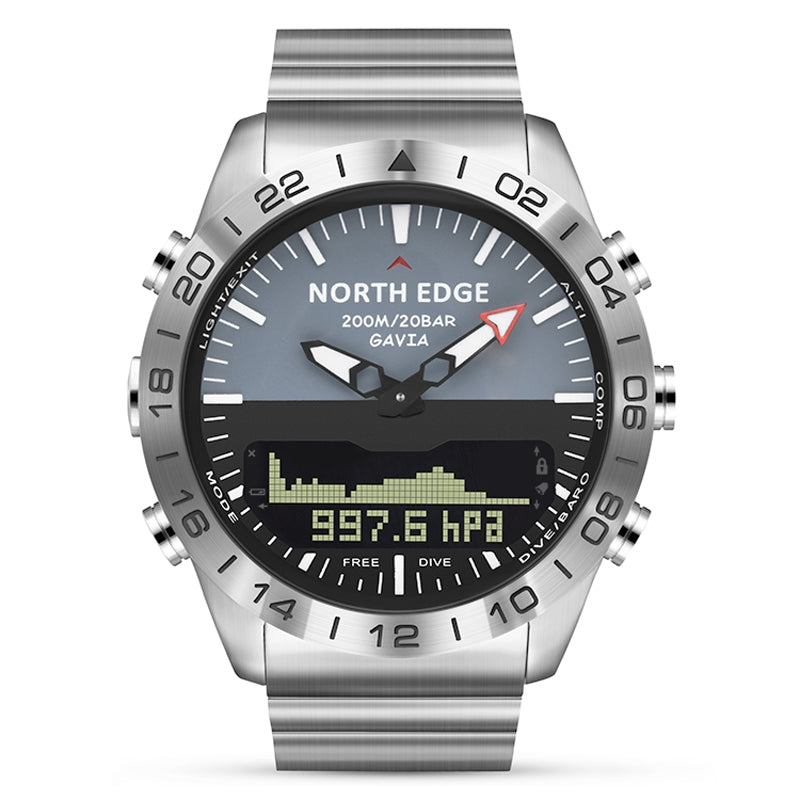 North Edge GAVIA 2 Diving and Daily Wear Smart Watch – Superior Water Resistance, Long Battery Life